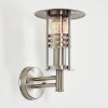 Forli Aussenwandleuchte Edelstahl, Transparent, Klar, 1-flammig