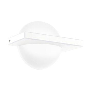 Eglo BOLDO Wandleuchte LED Weiß, 1-flammig