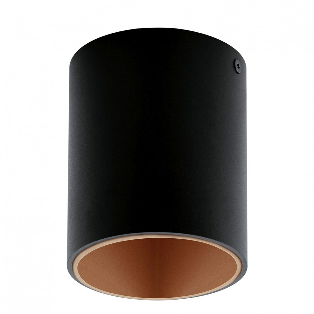 Eglo POLASSO Deckenleuchte LED Kupferfarben, Schwarz, 1-flammig main product photo