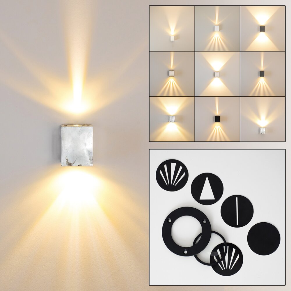 Orsa Außenwandleuchte LED Verzinkt, 2-flammig main product photo