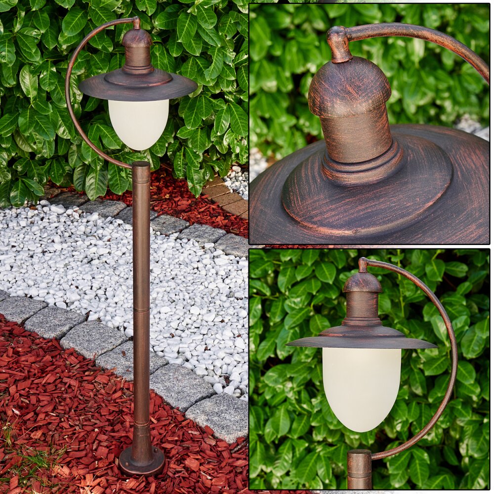 Surnu Wegeleuchte Braun, Rostfarben, 1-flammig main product photo