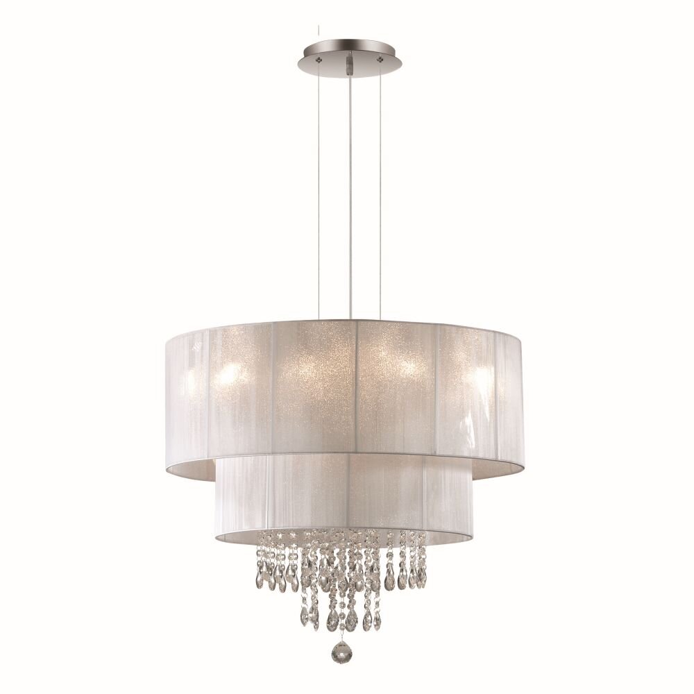 Ideal Lux OPERA Hängeleuchte Chrom, 6-flammig main product photo