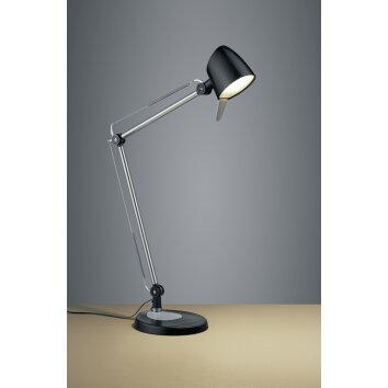 Trio Leuchten RADO Tischleuchte LED Schwarz, 1-flammig