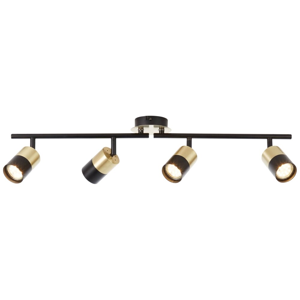 Brilliant Maribel Spotrohr Messing, Schwarz, 4-flammig main product photo