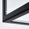 Moatize Deckenleuchte Schwarz, 2-flammig