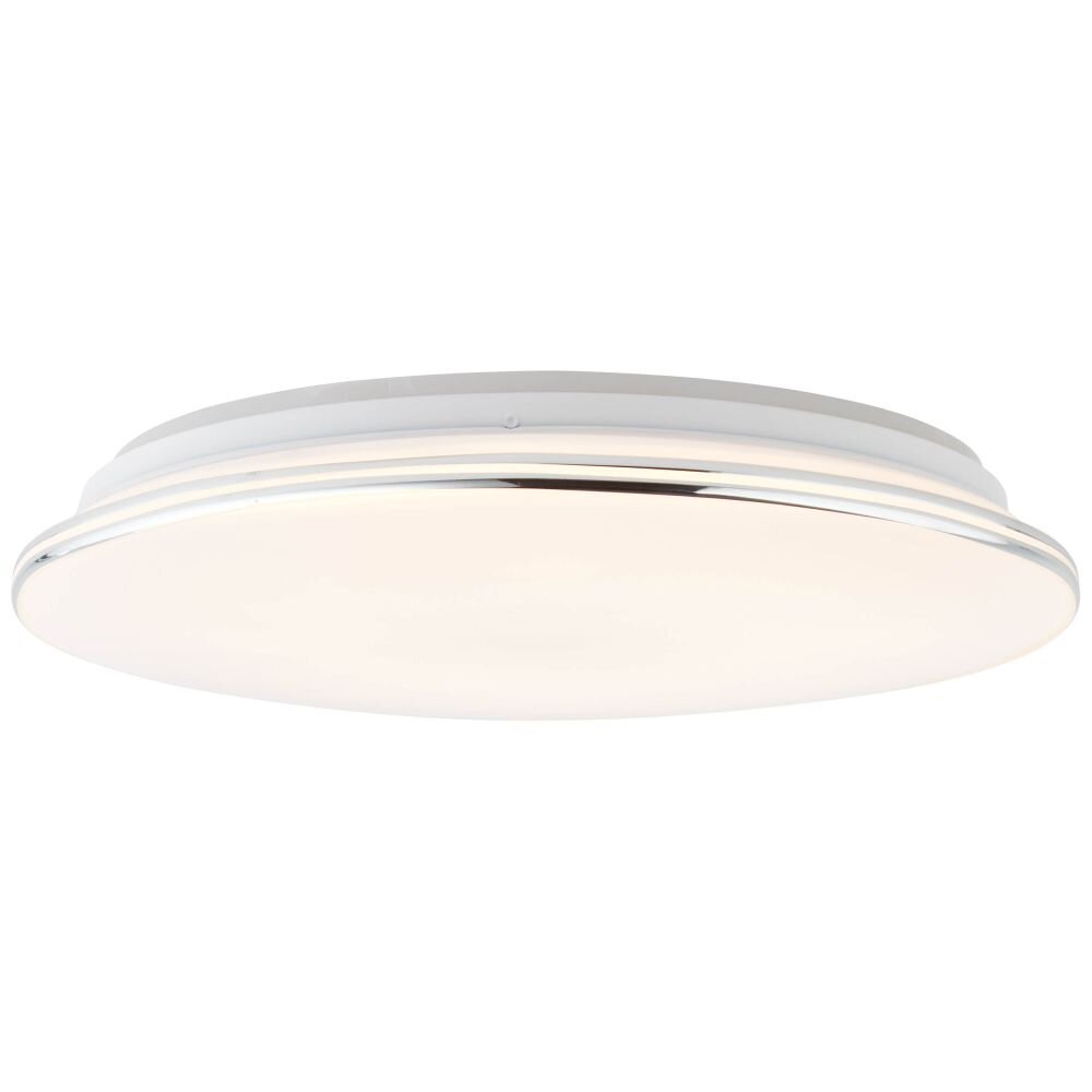 Brilliant Edna Deckenleuchte LED Chrom, 1-flammig, Fernbedienung, Farbwechsler main product photo