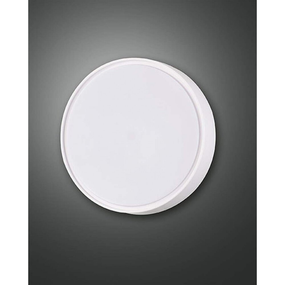 Fabas Luce HATTON Außenleuchte Weiß, 1-flammig, Bewegungsmelder main product photo