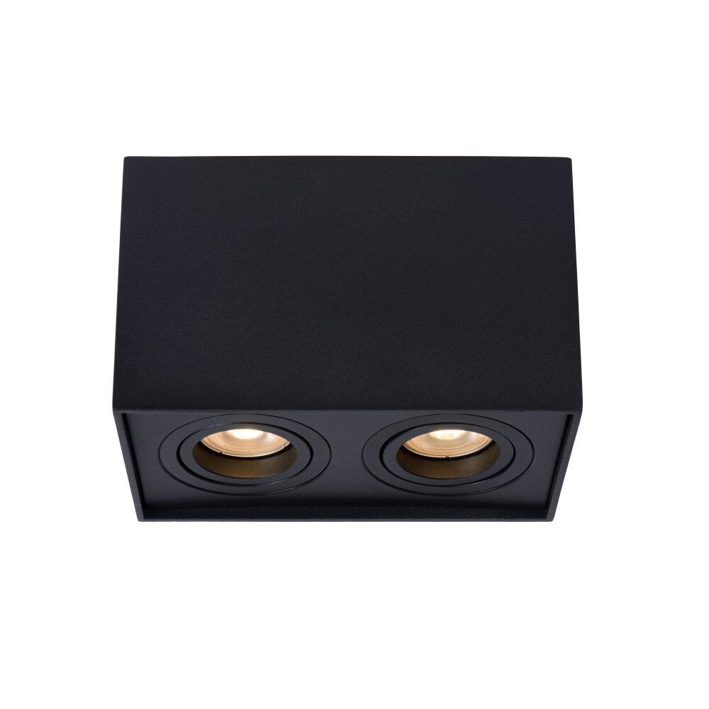 Lucide TUBE Downlight Schwarz, 2-flammig main product photo