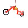 Elobra CHOPPER Pendelleuchte Rot, Silber, 1-flammig Elobra CHOPPER Pendelleuchte Rot, Silber, 1-flammig
