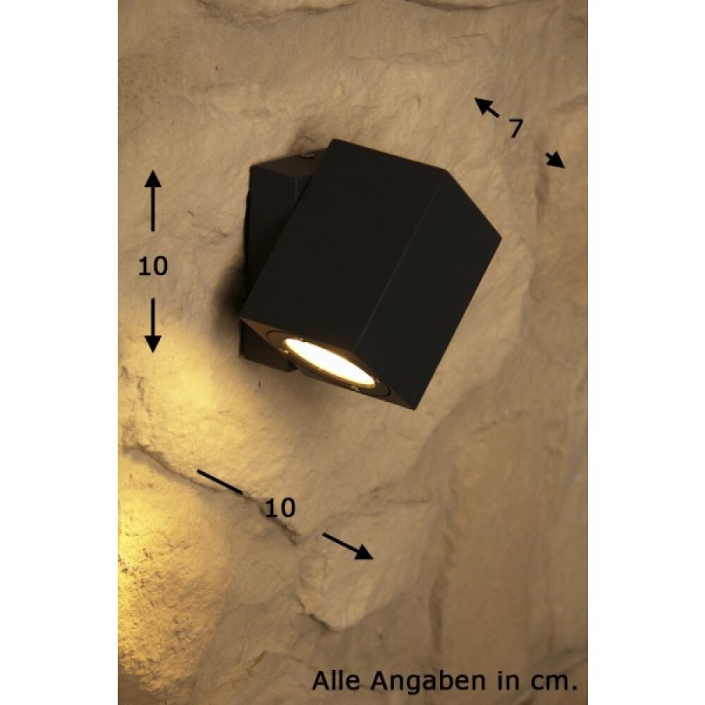 Trio Leuchten TIBER Außenwandlampe LED Schwarz, 3-flammig main product photo
