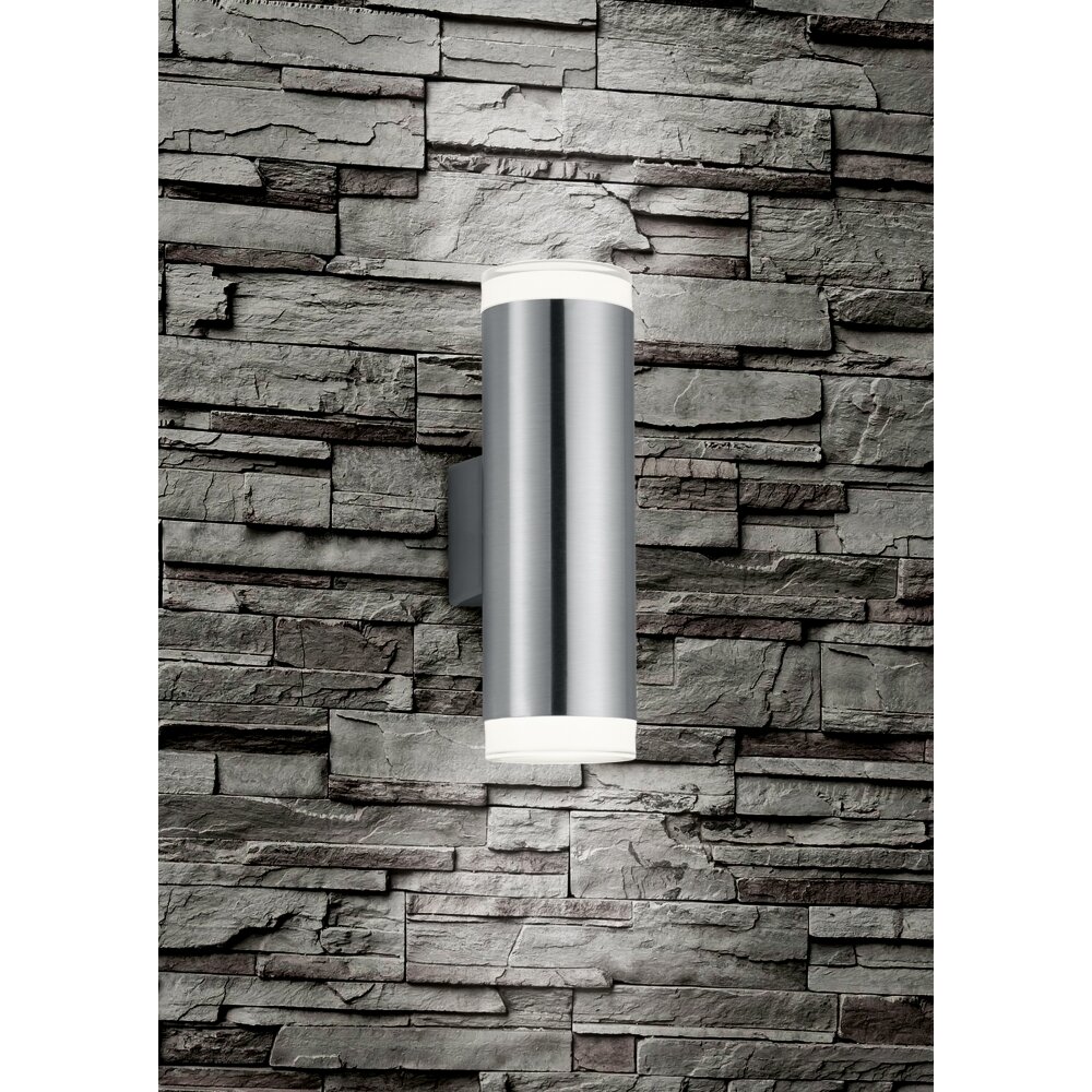 Reality ARACATI Außenwandleuchte LED Nickel-Matt, 2-flammig main product photo