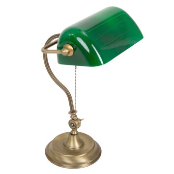 Steinhauer Mexlite Bankerlampe Bronze, 1-flammig