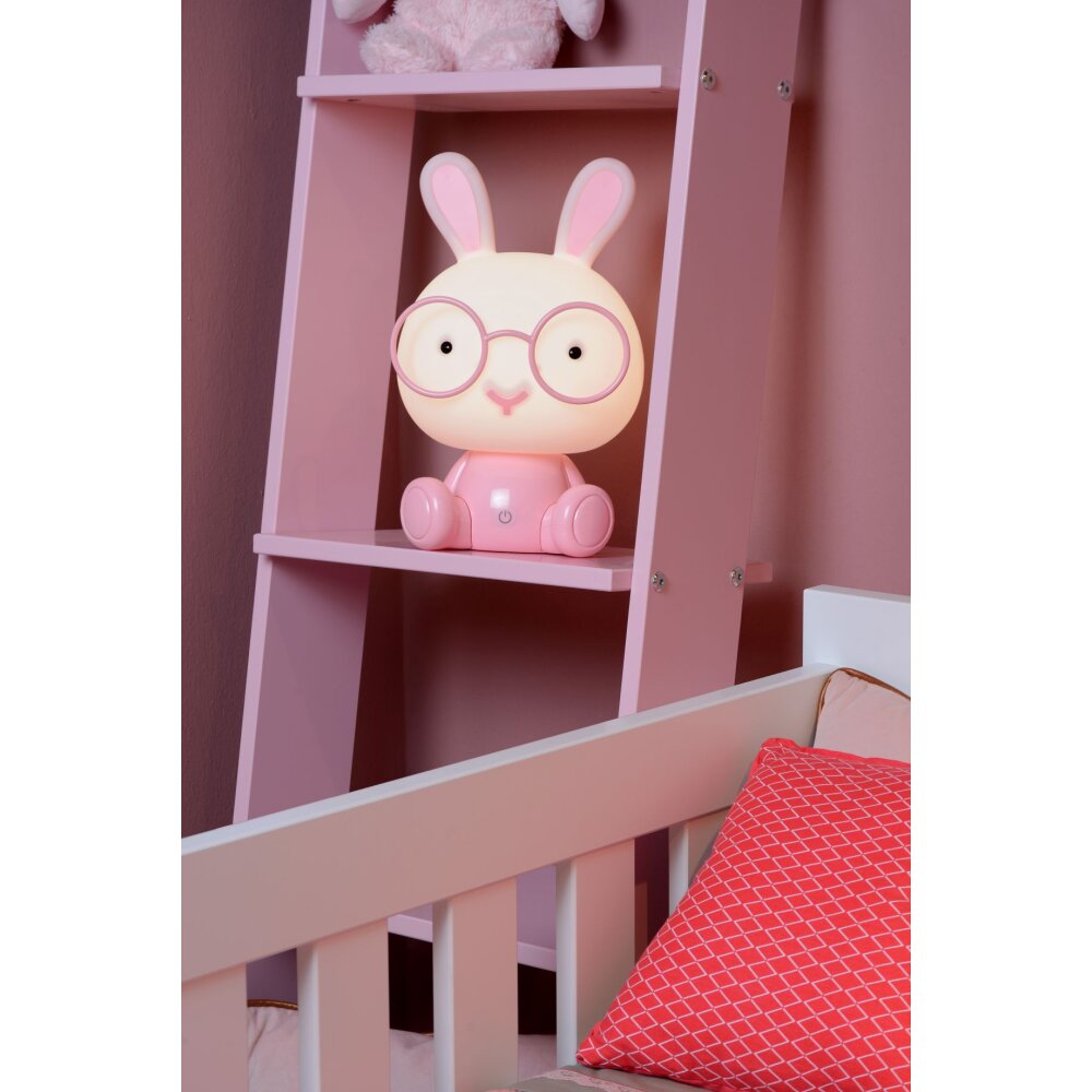Lucide DODO Rabbit Tischlampe LED Rosa, 1-flammig main product photo