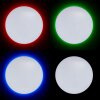 Brilliant Edna Deckenleuchte LED Chrom, 1-flammig, Fernbedienung, Farbwechsler