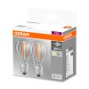 Osram LED 2er Set E27 6 Watt 2700 Kelvin 806 Lumen