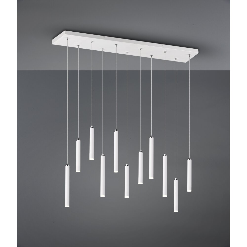 Trio Tubular Pendelleuchte LED Weiß, 11-flammig main product photo