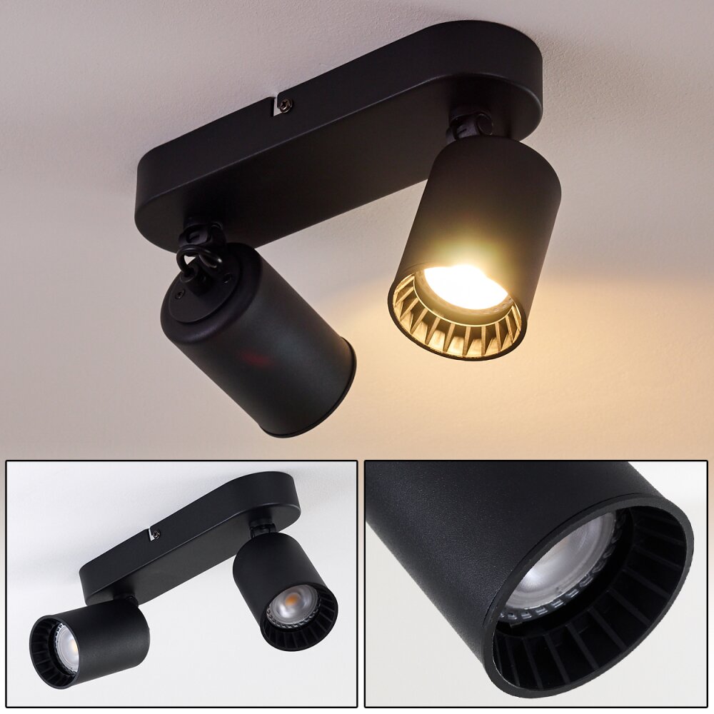 Kullaberg Deckenleuchte Schwarz, 2-flammig main product photo