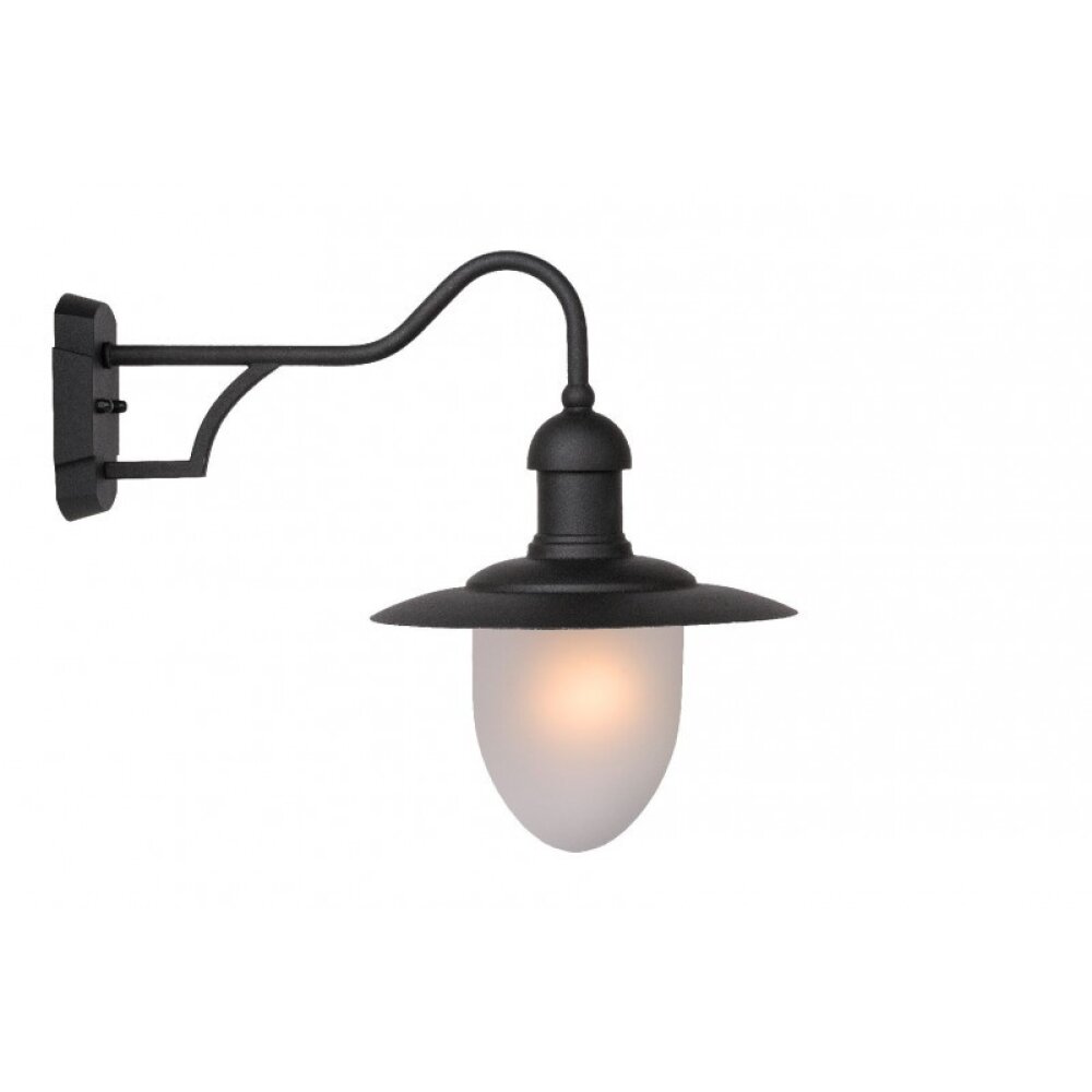 Lucide ARUBA Wandleuchte Schwarz, 1-flammig main product photo