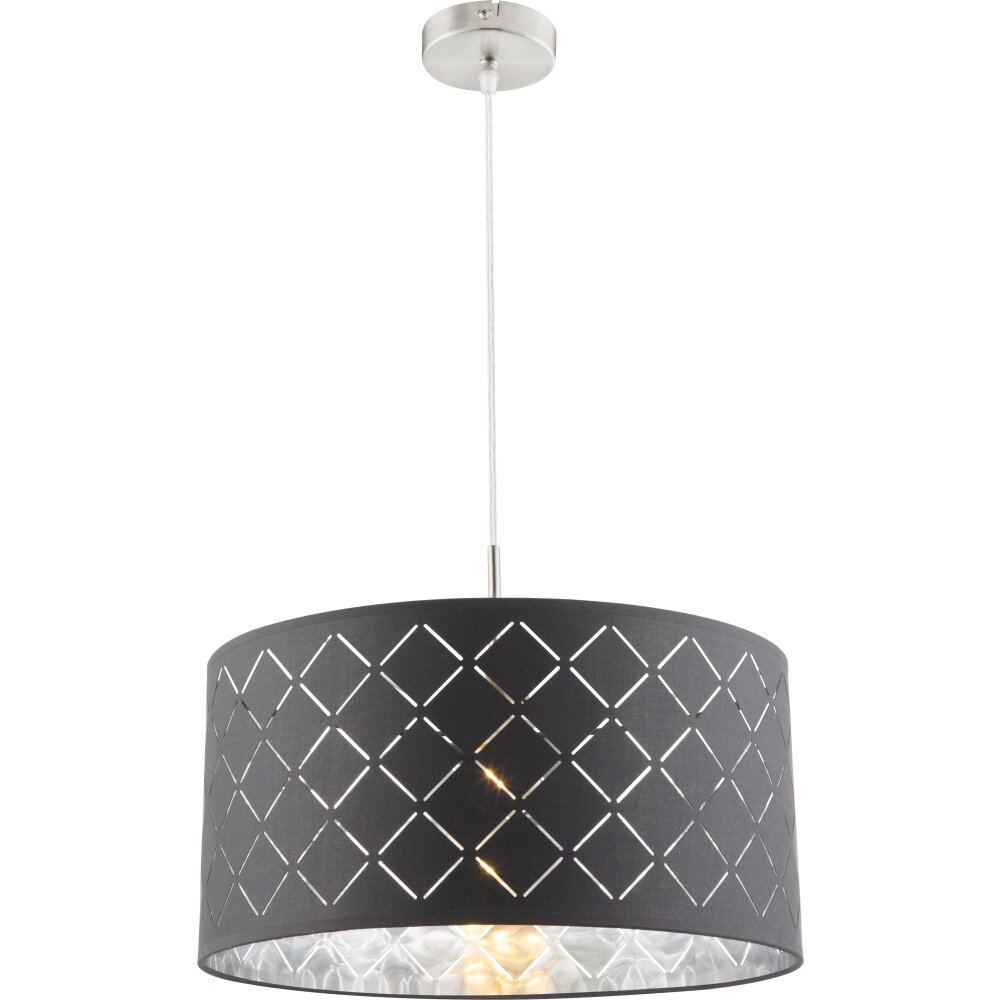 Globo KIDAL Pendelleuchte Nickel-Matt, 1-flammig main product photo