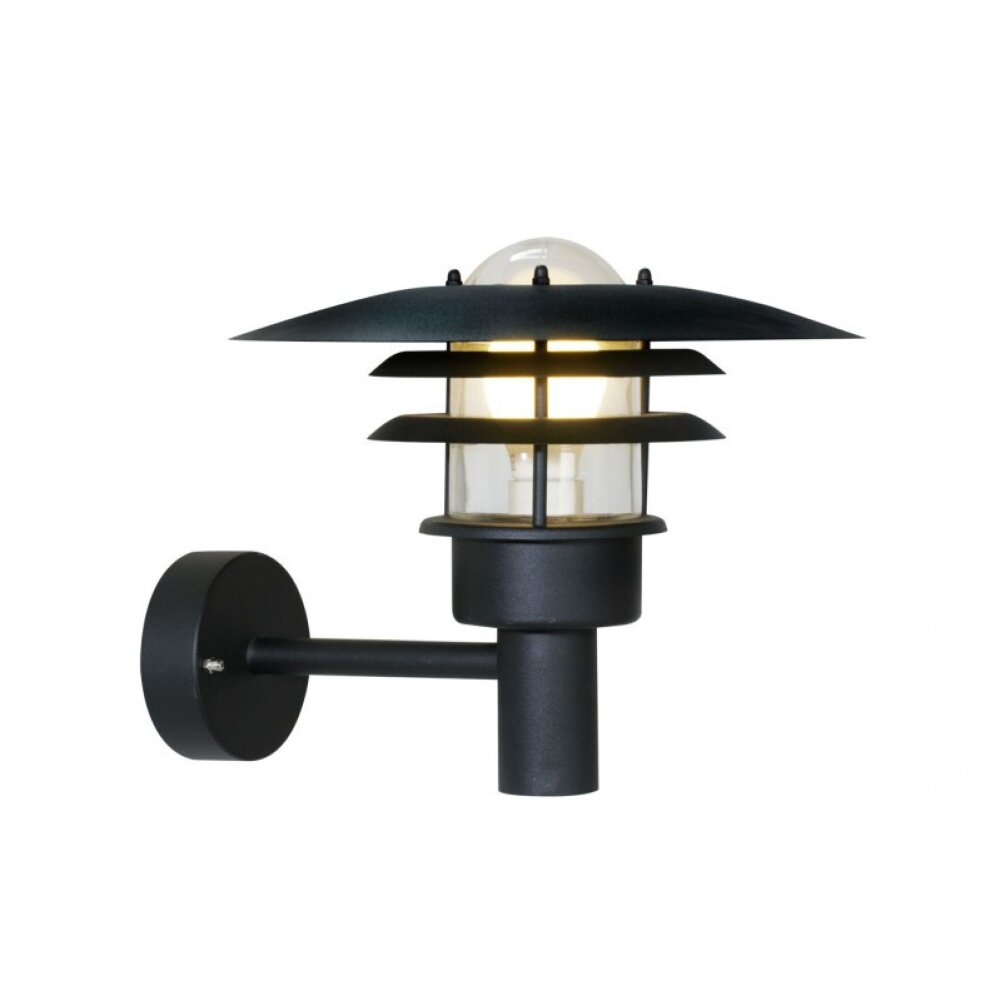 Nordlux LØNSTRUP Außenwandleuchte Schwarz, 1-flammig main product photo