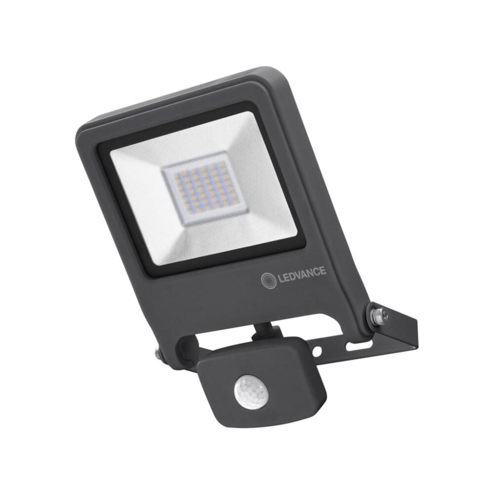 LEDVANCE POLYBAR Außenwandleuchte Grau, 1-flammig, Bewegungsmelder main product photo