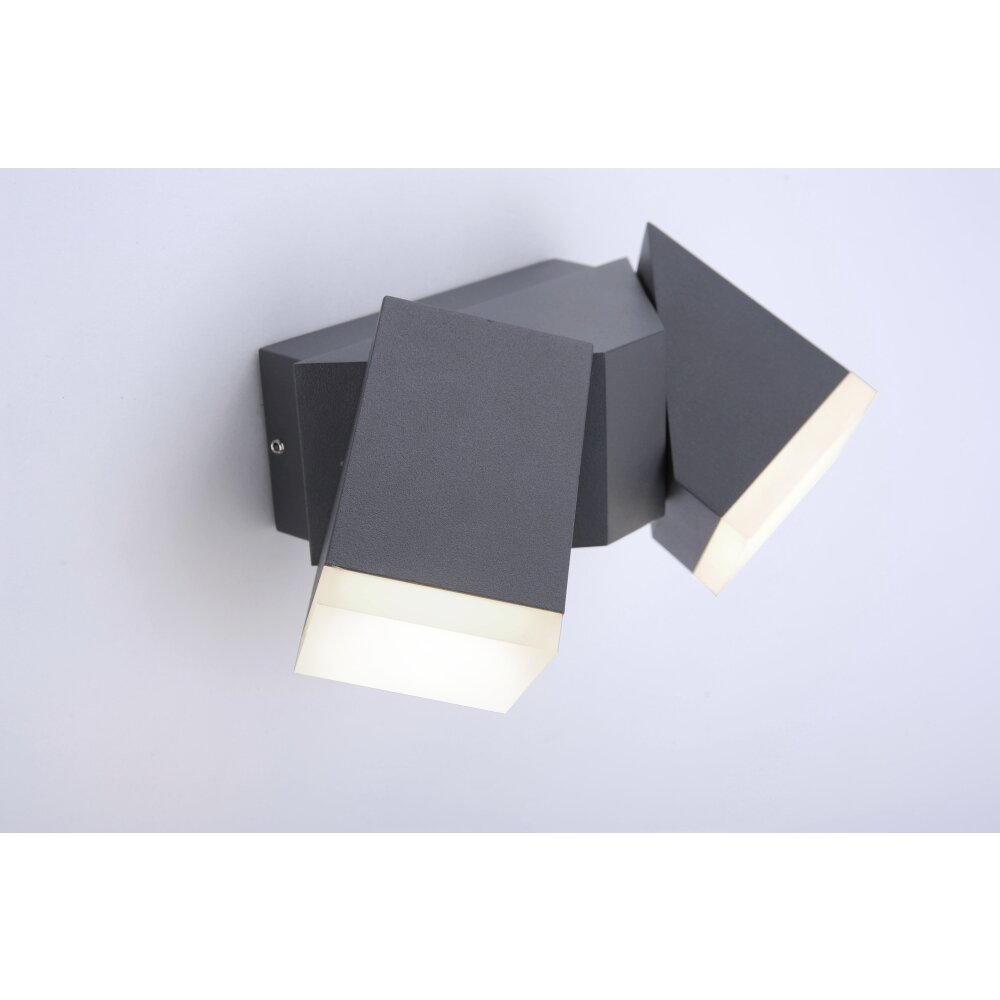 Paul Neuhaus RYAN Außenwandleuchte LED Anthrazit, 2-flammig main product photo