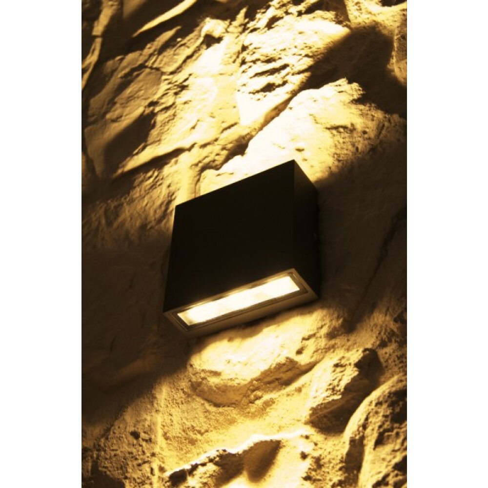 Trio Leuchten THAMES Wandleuchte LED Schwarz, 2-flammig main product photo