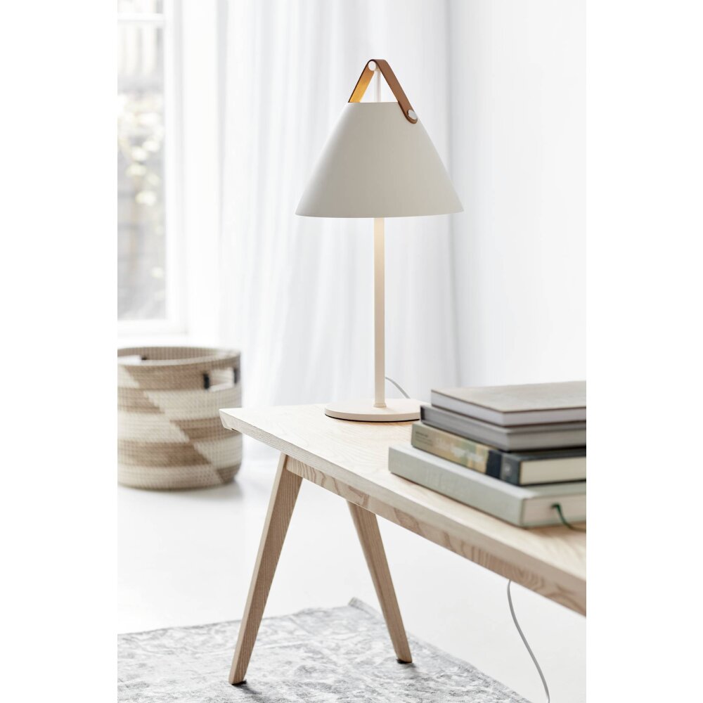 Design For The People by Nordlux STRAP Tischleuchte Weiß, 1-flammig main product photo