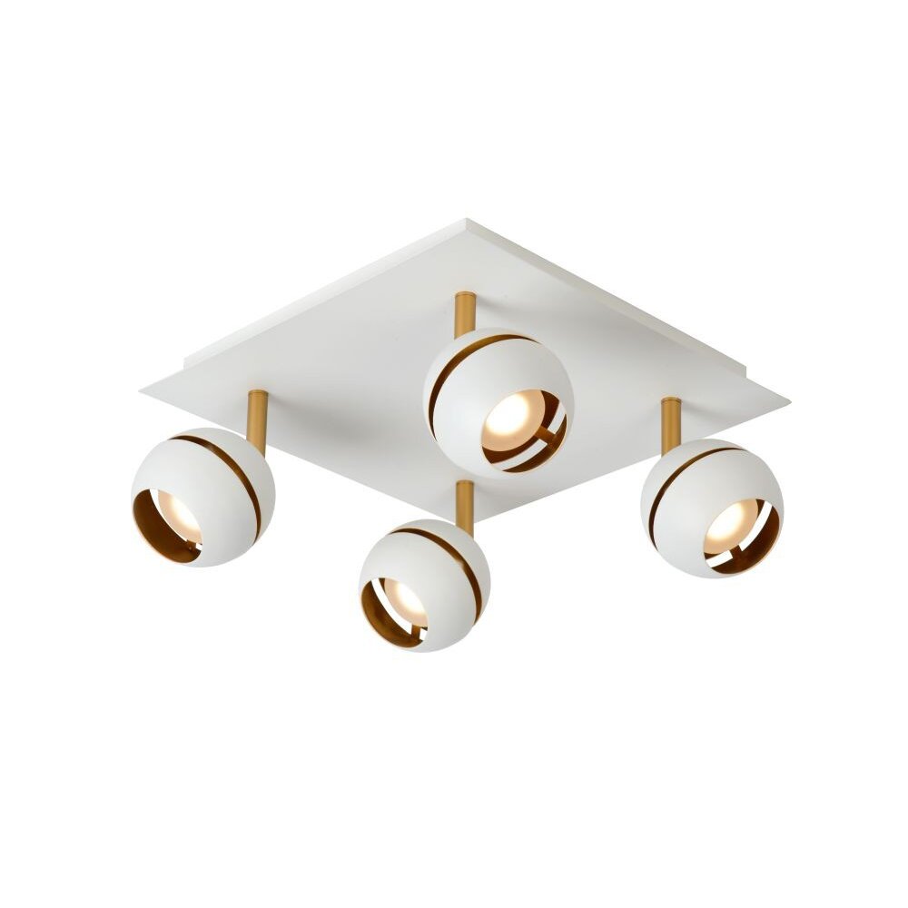 Lucide BINARI Spot LED Weiß, 1-flammig main product photo