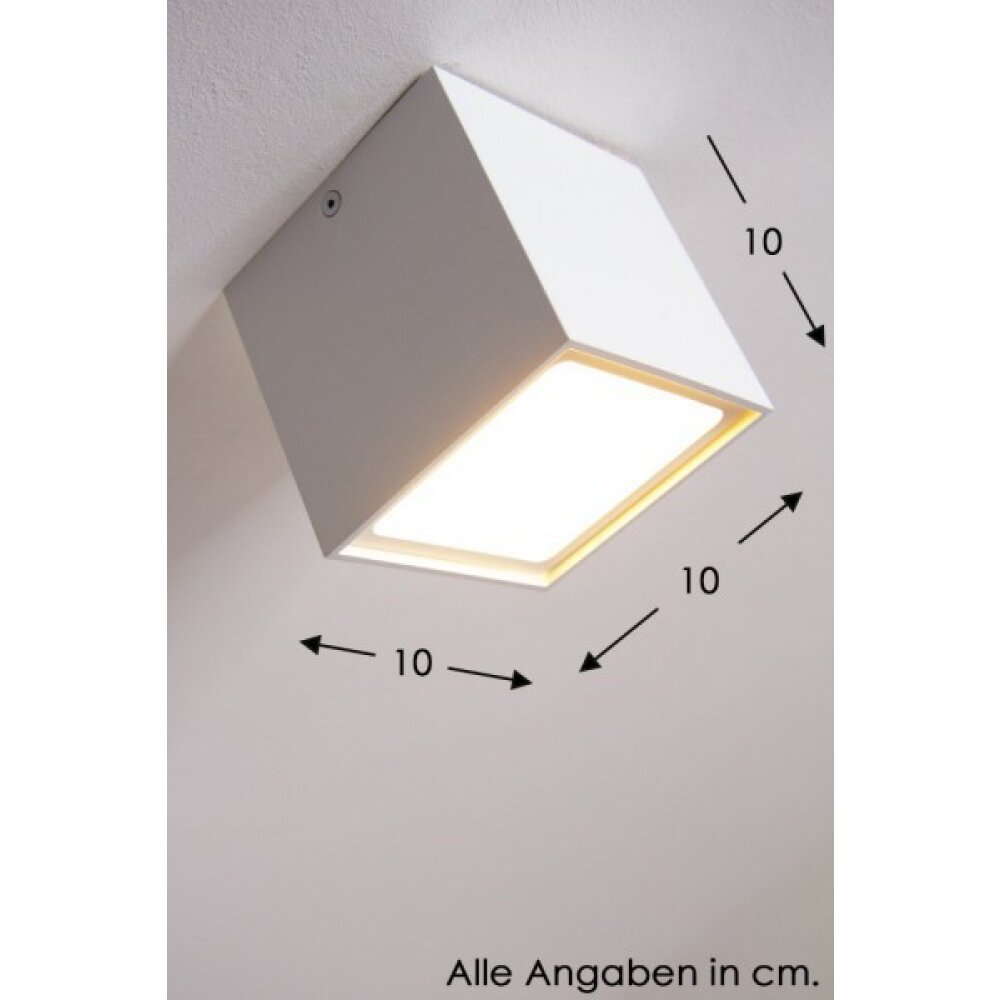 Helestra LED Deckenleuchte Aluminium, Weiß 15/1558.07-DO1