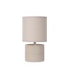 Lucide GREASBY Tischlampe Beige, 1-flammig