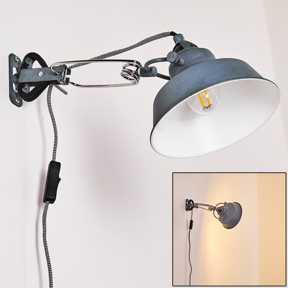 Luven Wandleuchte Grau, 1-flammig main product photo