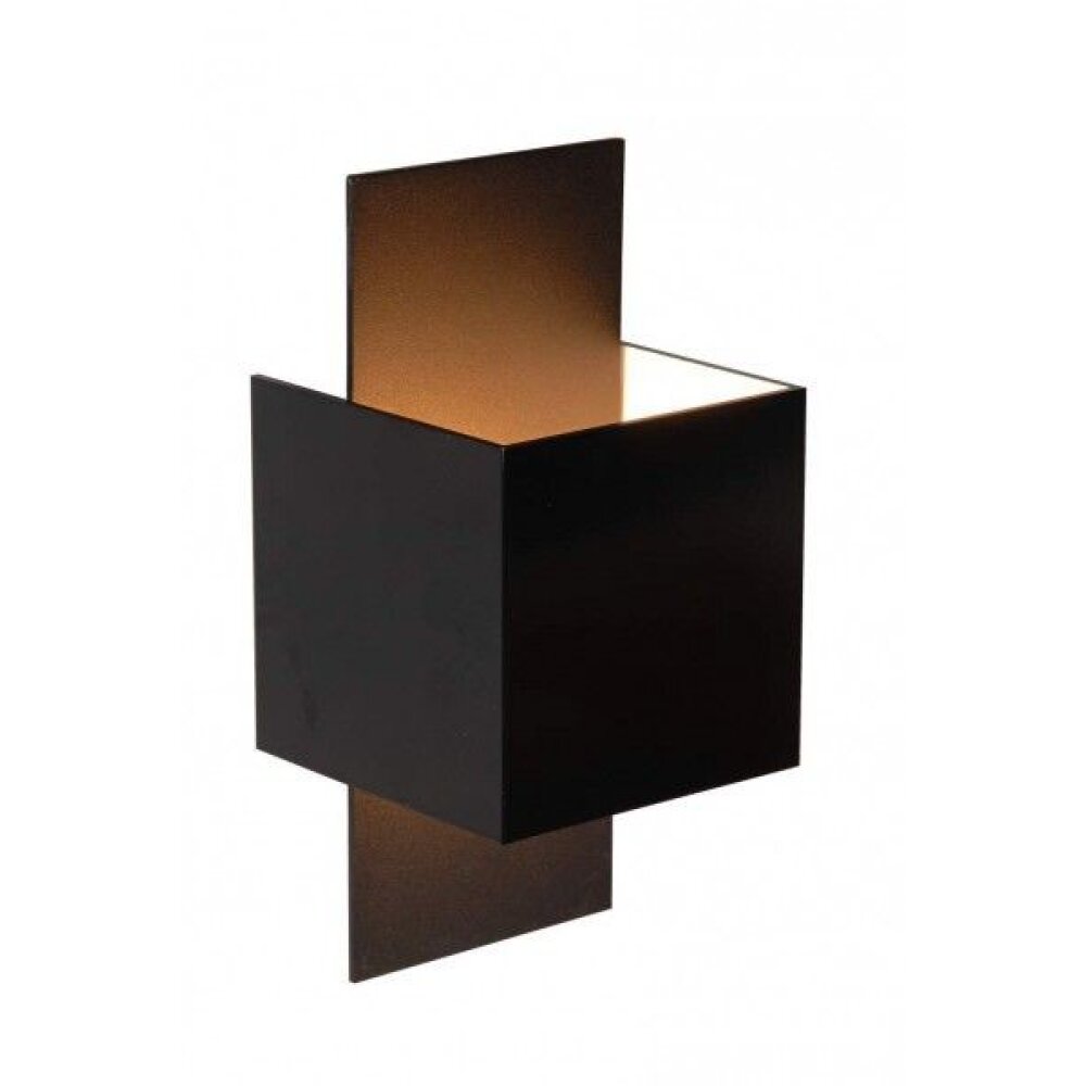 Lucide CUBO Wandleuchte Schwarz, 1-flammig main product photo