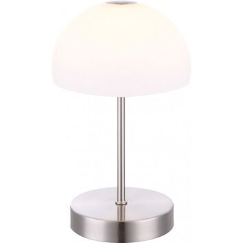 Globo SNOWFLAKE Tischleuchte LED Nickel-Matt, 1-flammig