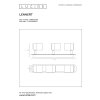 Lucide LENNERT Deckenspot LED Schwarz, 3-flammig