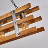 Mallard Pendelleuchte Holz hell, Silber, 4-flammig Mallard Pendelleuchte Holz hell, Silber, 4-flammig