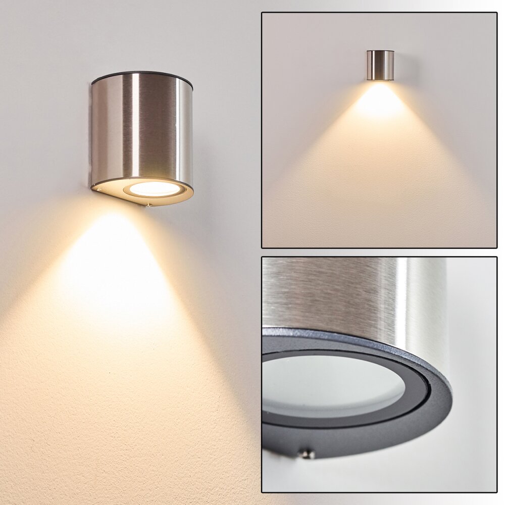 Vano Aussenwandleuchte LED Edelstahl, 1-flammig main product photo