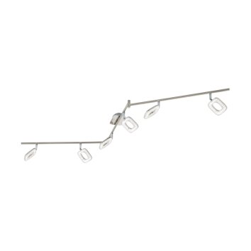 Eglo LITAGO CRYSTAL Spot LED Kristalloptik, Nickel-Matt, 6-flammig