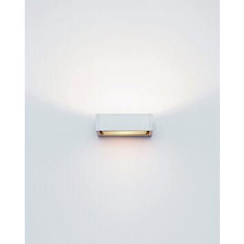 Serien Lighting SML WALL S HAL Wandleuchte Silber, 1-flammig