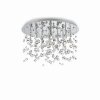 Ideal Lux NEVE Deckenleuchte Chrom, 8-flammig