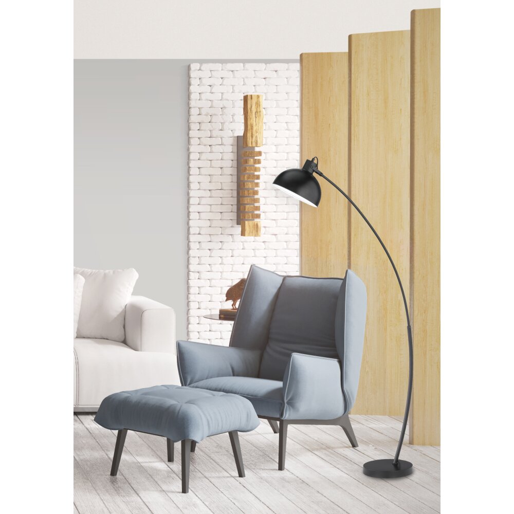 Reality RECIFE Stehleuchte Schwarz, 1-flammig main product photo