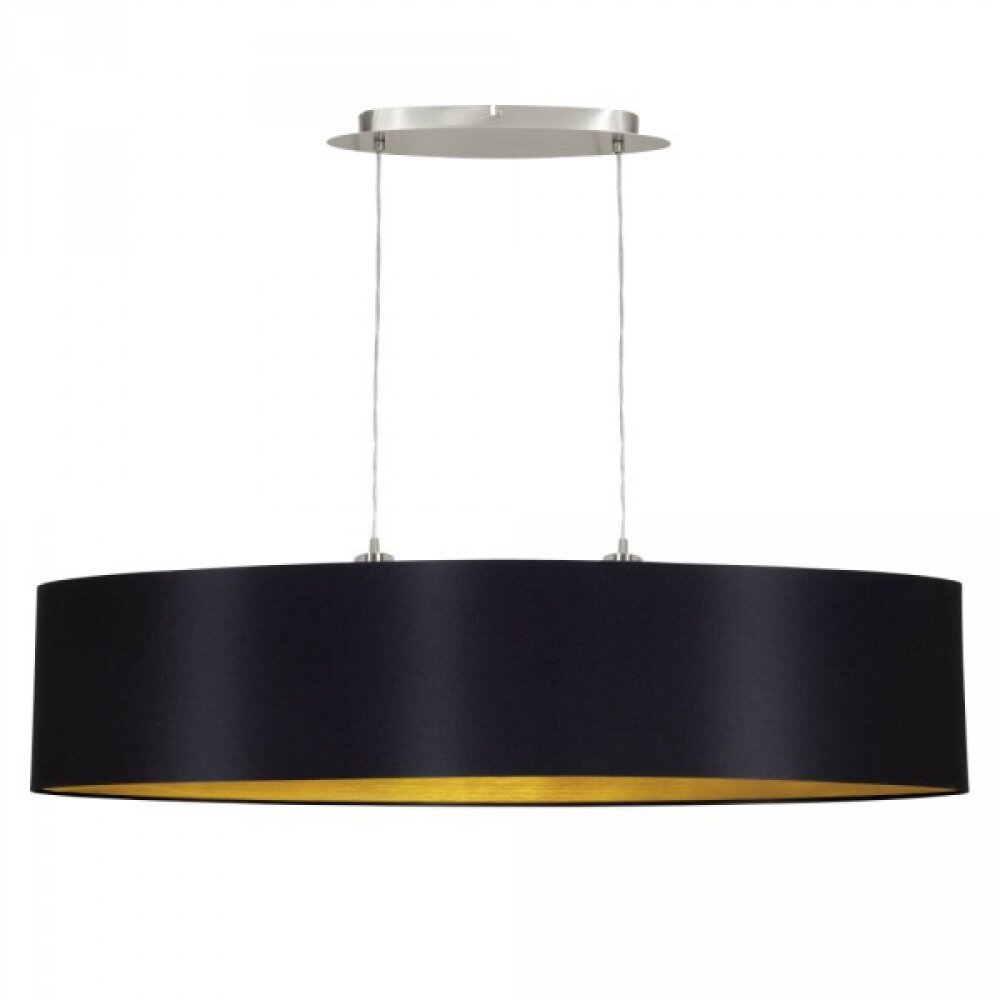 Eglo MASERLO Hängeleuchte Nickel-Matt, 2-flammig main product photo