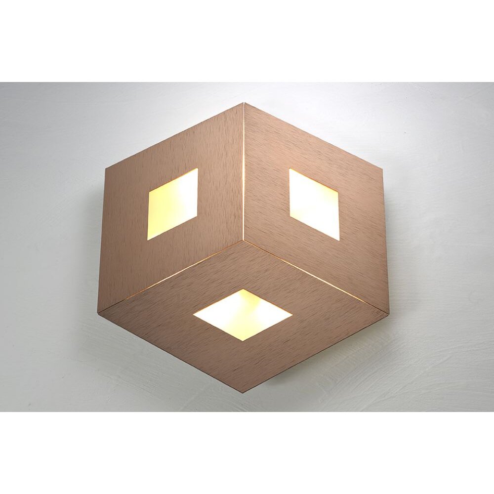 Bopp Leuchten BOX COMFORT Wandleuchte LED Gold, Rosa, 3-flammig main product photo