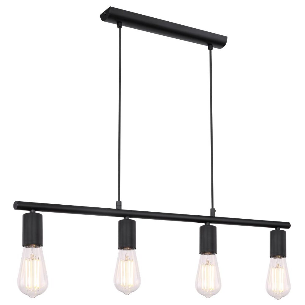 Globo MARTHA Hängeleuchte Schwarz, 4-flammig main product photo