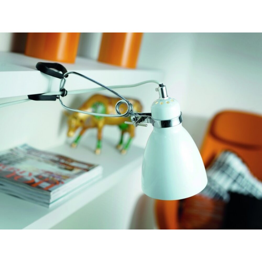 Nordlux CYCLONE Klemmleuchte Weiß, 1-flammig main product photo