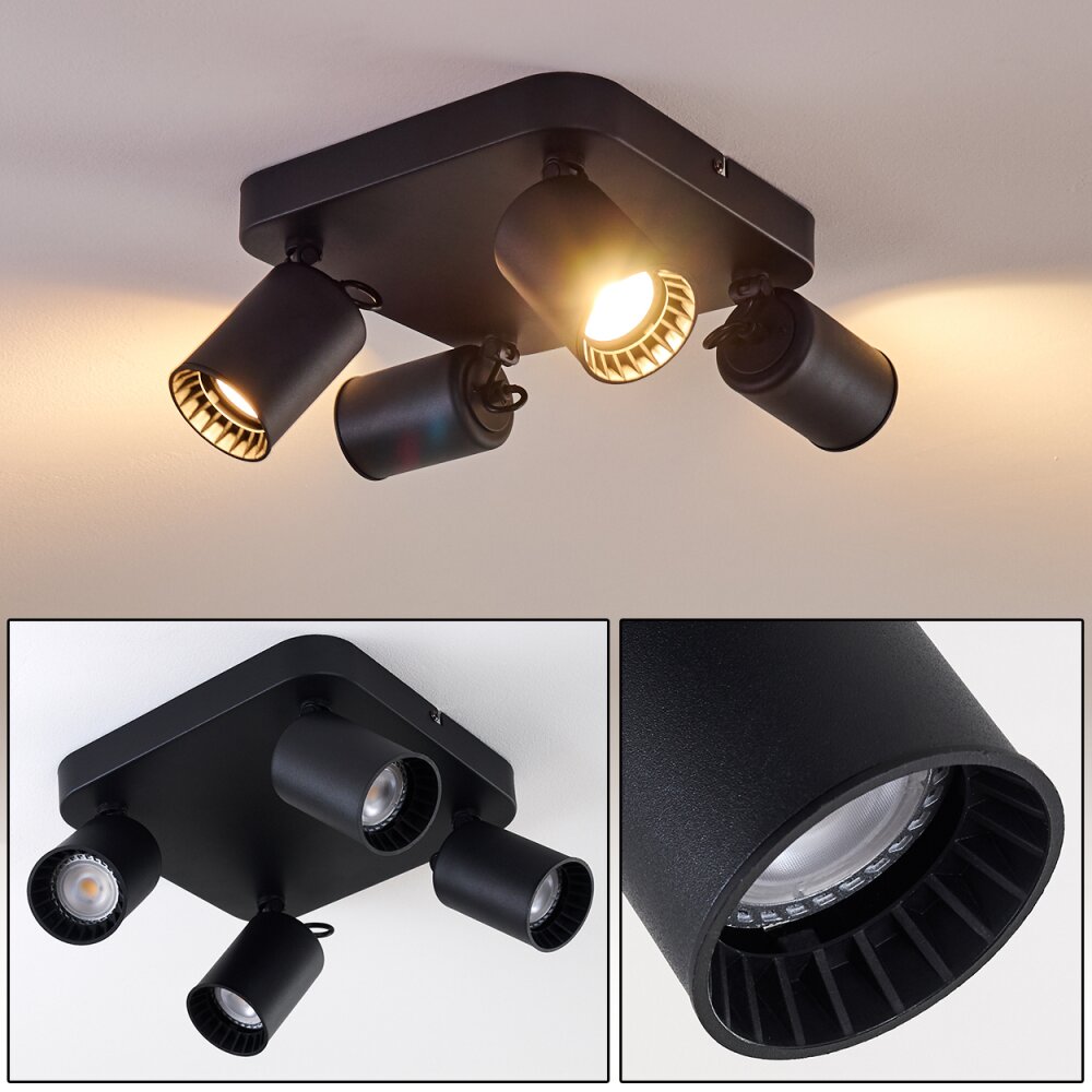 Kullaberg Deckenleuchte Schwarz, 4-flammig main product photo
