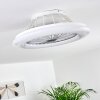 Piraeus Deckenventilator LED Titan, Weiß, 1-flammig, Fernbedienung