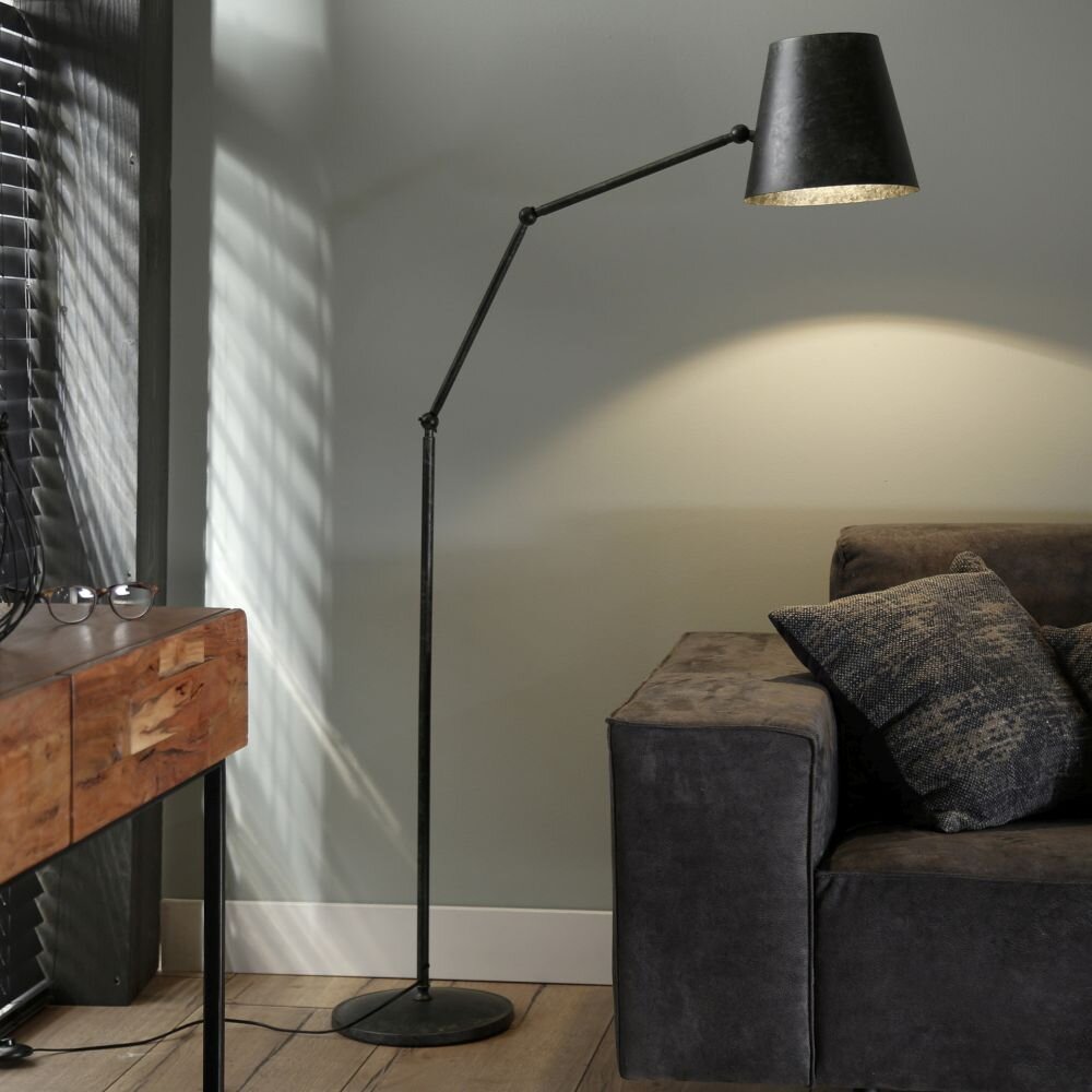 Westhoven Stehleuchte Grau, 1-flammig main product photo