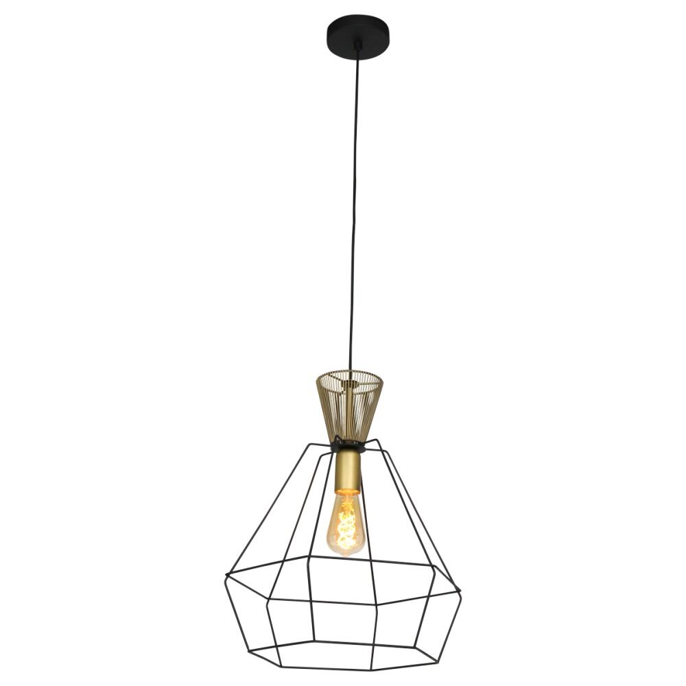 Steinhauer Lillehammer Hängeleuchte Schwarz, 1-flammig main product photo