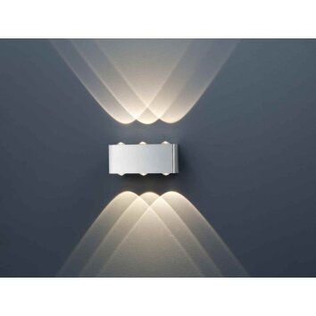 Trio Leuchten ABERDEEN Wandleuchte LED Nickel-Matt, 6-flammig